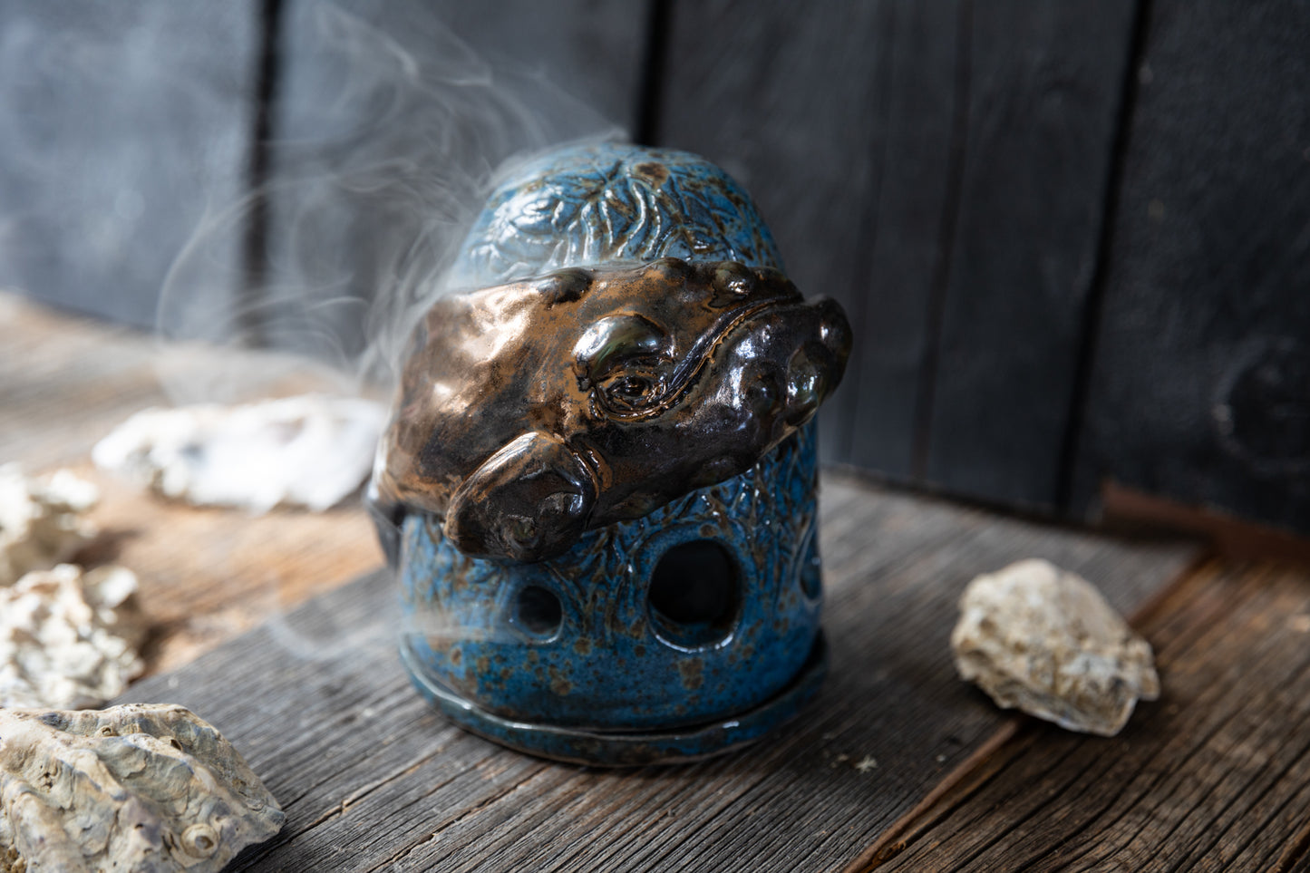 Whale ceramic incense burner. Sea, spirit, incense, resin, smudge, animal totem