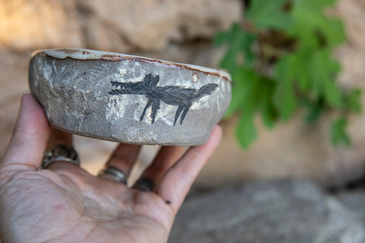 Ceramic handmade pet bowl 200ml . Dog bowl. Cat bowl. One of a kind. Rustic, earthy, natural, vegan