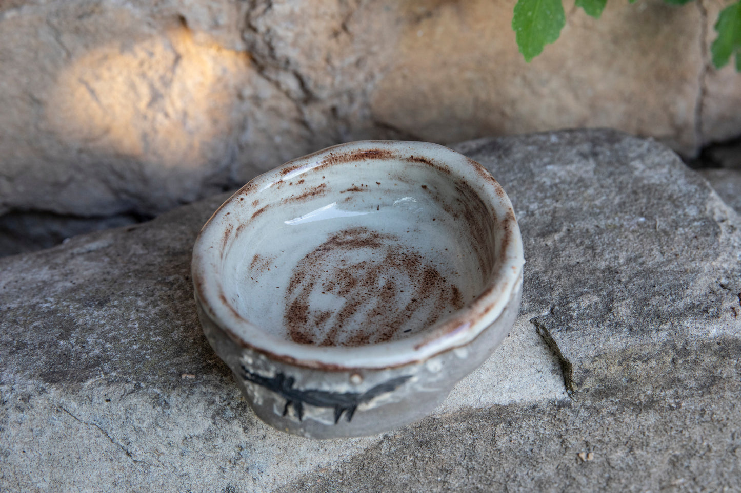 Ceramic handmade pet bowl 200ml . Dog bowl. Cat bowl. One of a kind. Rustic, earthy, natural, vegan