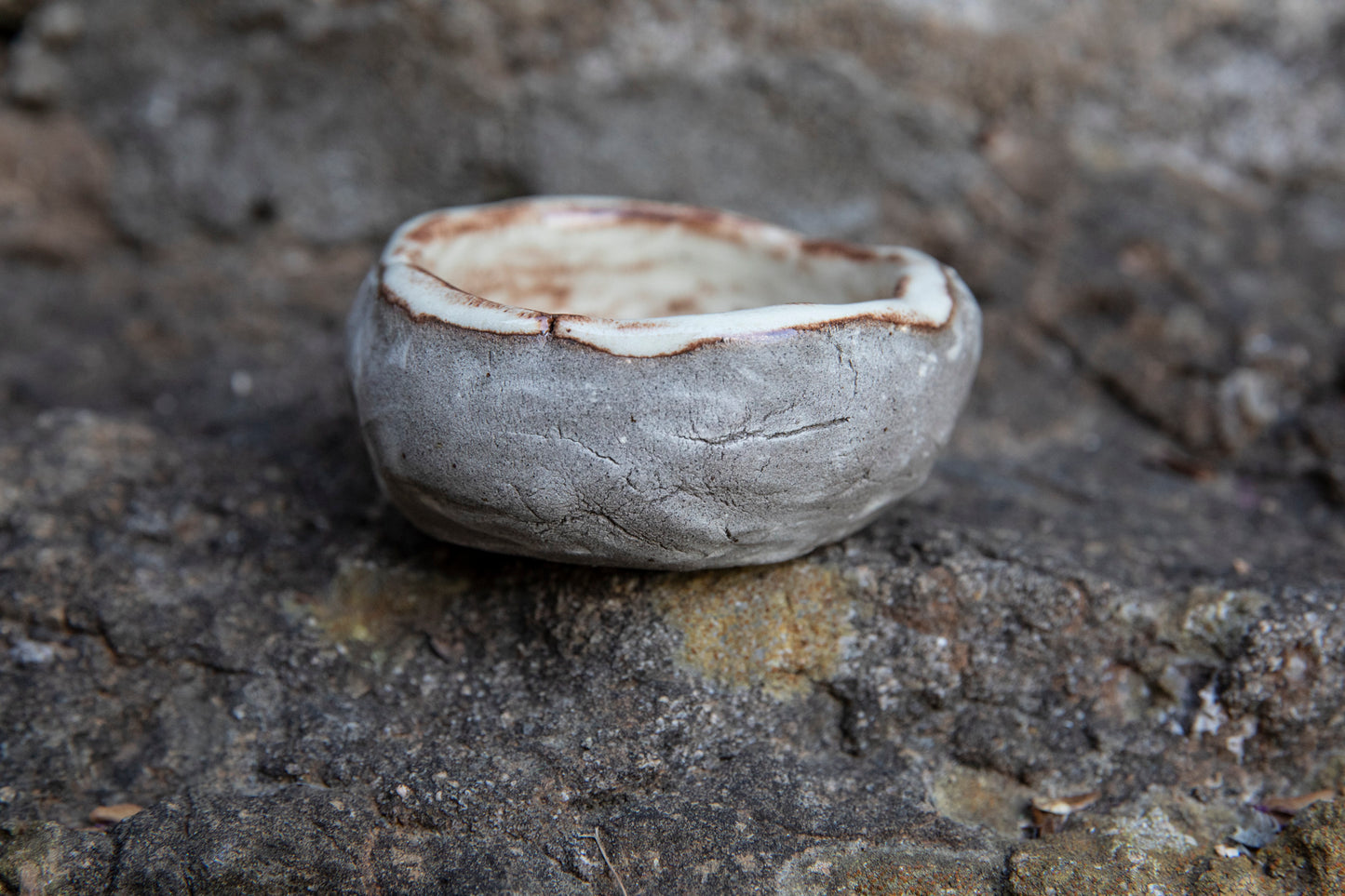Ceramic handmade pet bowl 100 ml. Dog bowl. Cat bowl. One of a kind. Rustic, earthy, natural, vegan