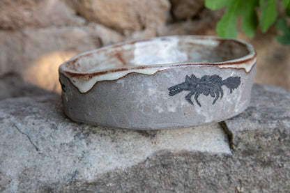 Reserved!!! Ceramic handmade pet bowl. Dog bowl. Cat bowl. One of a kind.