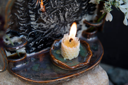Baba Yaga ceramic altar