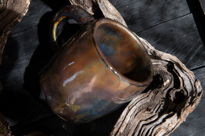 Noble white stag ceramic mug