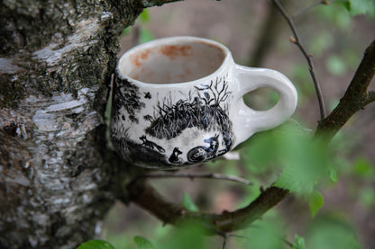 Forest stories ceramic cup