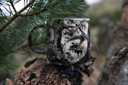 Forest stories ceramic cup