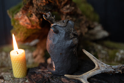 Forest Guardians. Bear ceramic candle holder