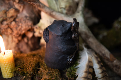 Forest Guardians. Marten ceramic candle holder